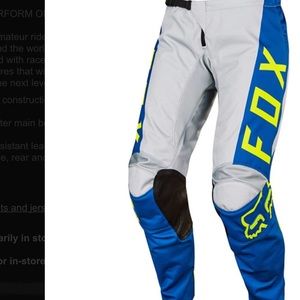 Green blue fox dirt bike pants women’s
